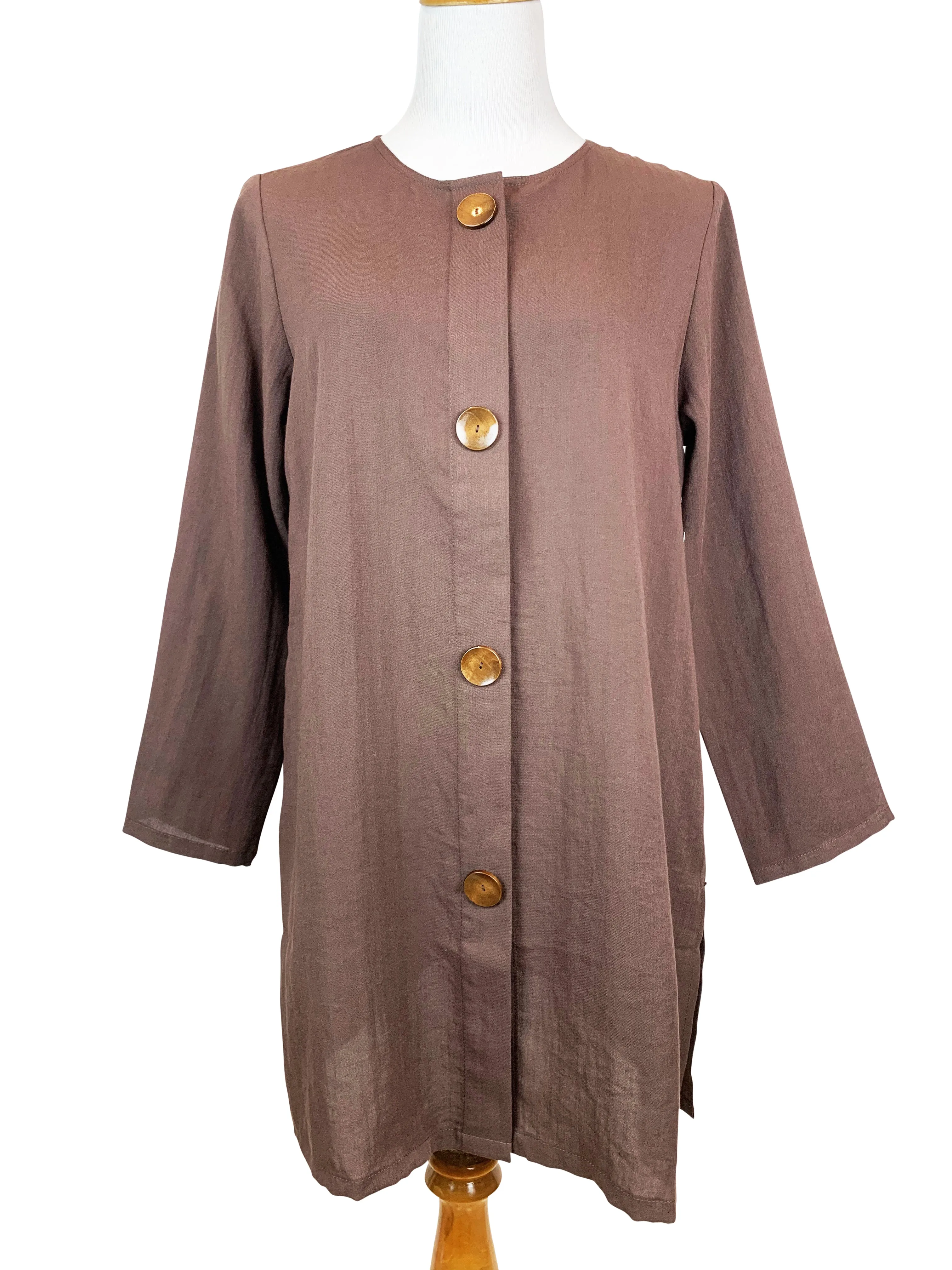 AA320 - Peggy Duster Linen Jacket