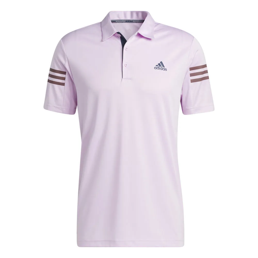 adidas Mens  3-Stripes Primegreen Polo