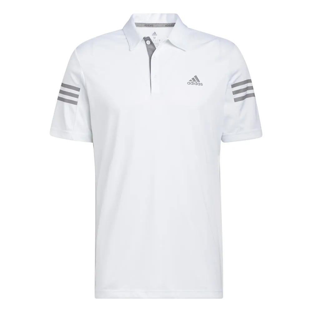 adidas Mens  3-Stripes Primegreen Polo