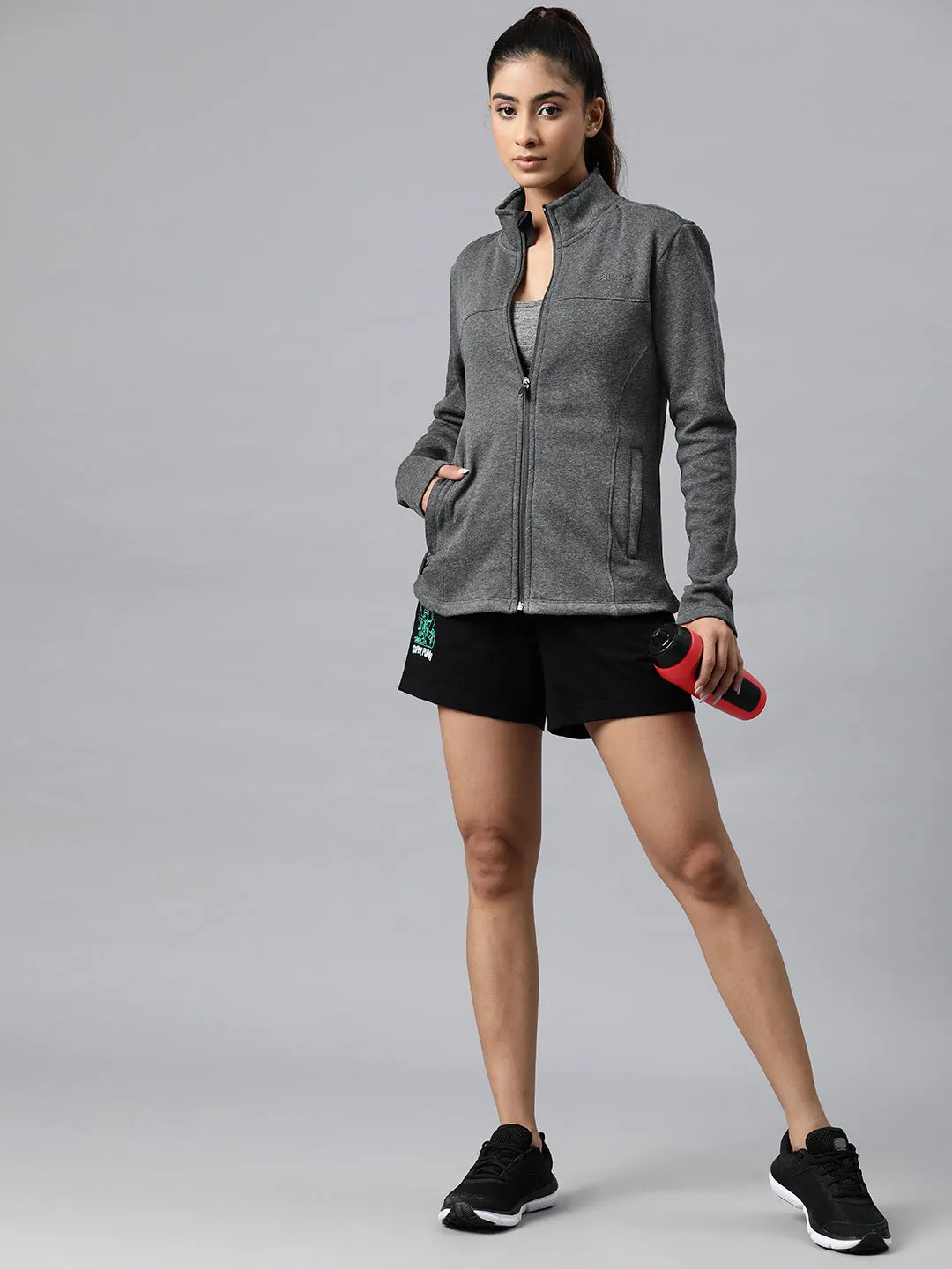 Alcis Endurance Sweat Stand Collar Sporty Jacket