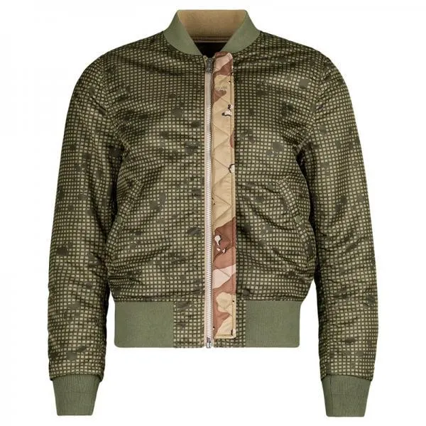 ALPHA INDUSTRIES - Men - MA-1 Double Camo Slim Jacket - Desert Camo/Digi Camo