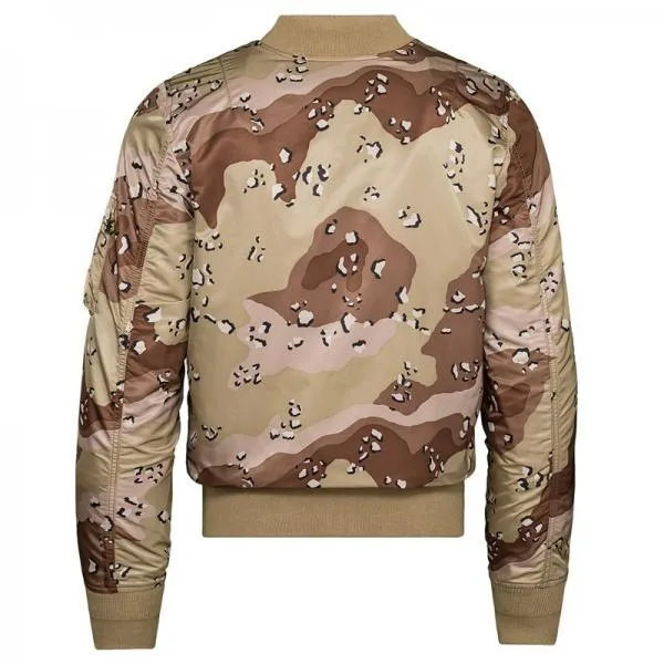 ALPHA INDUSTRIES - Men - MA-1 Double Camo Slim Jacket - Desert Camo/Digi Camo