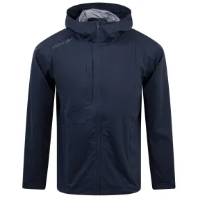 Amos Gore-Tex Full Zip Hooded Waterproof Jacket Navy - 2024