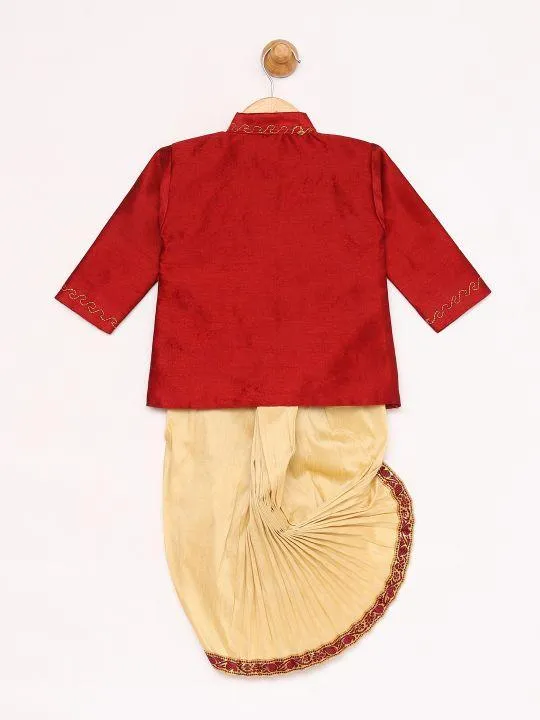 Angrakha Dhoti Kurta Set for Boys - JBN Creation