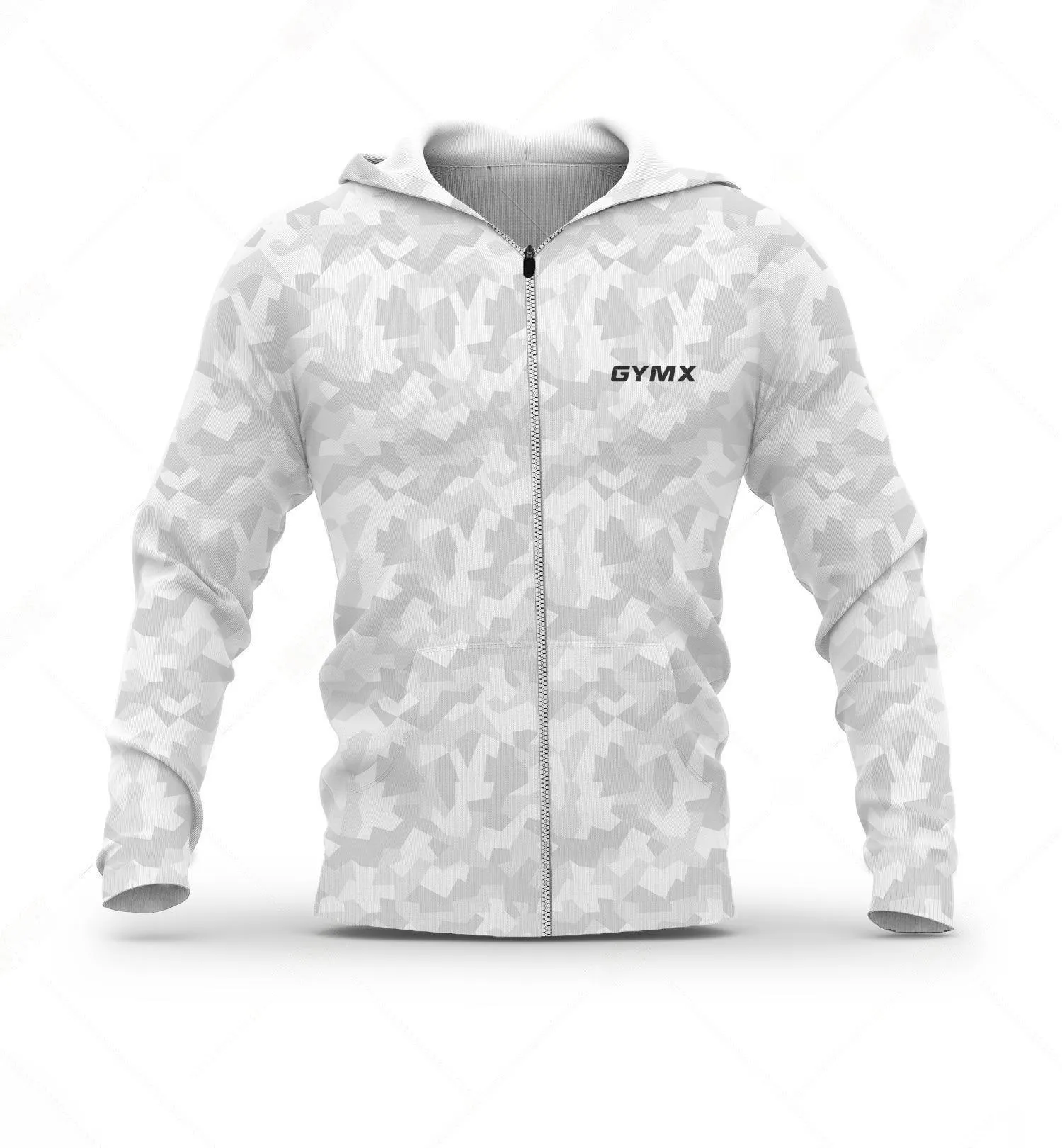 Arctic Frost White GymX Hoodie