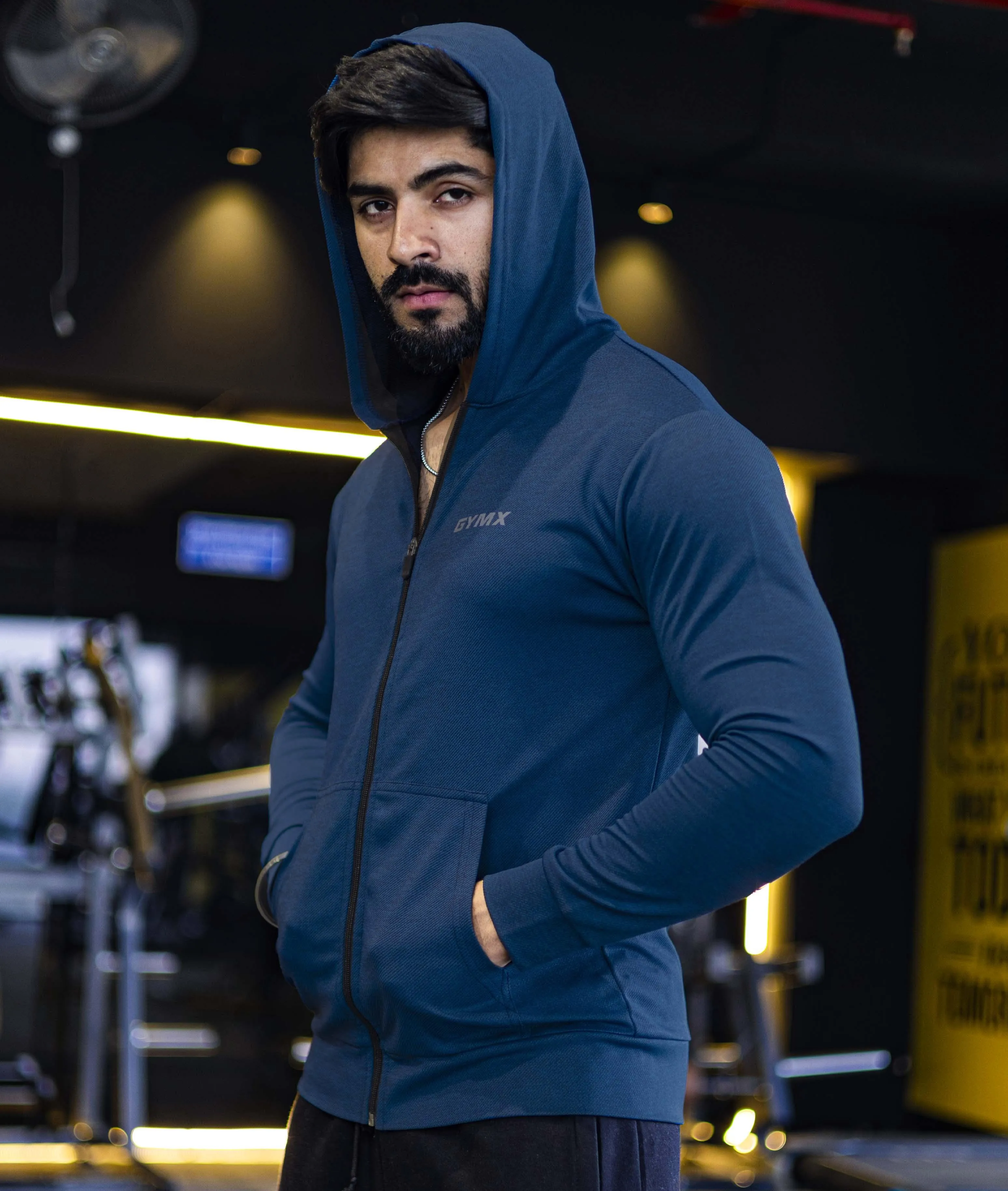 Beast GymX Hoodie: Envy Blue