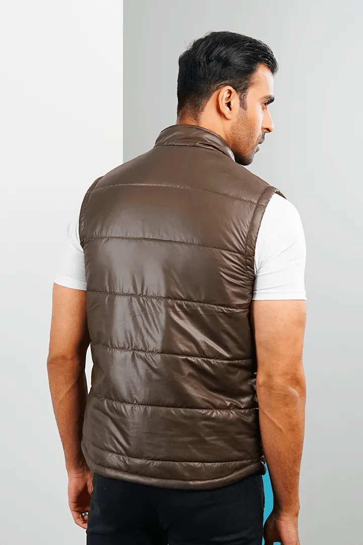 Bronzer Moondust Sleeveless Puffer Jacket