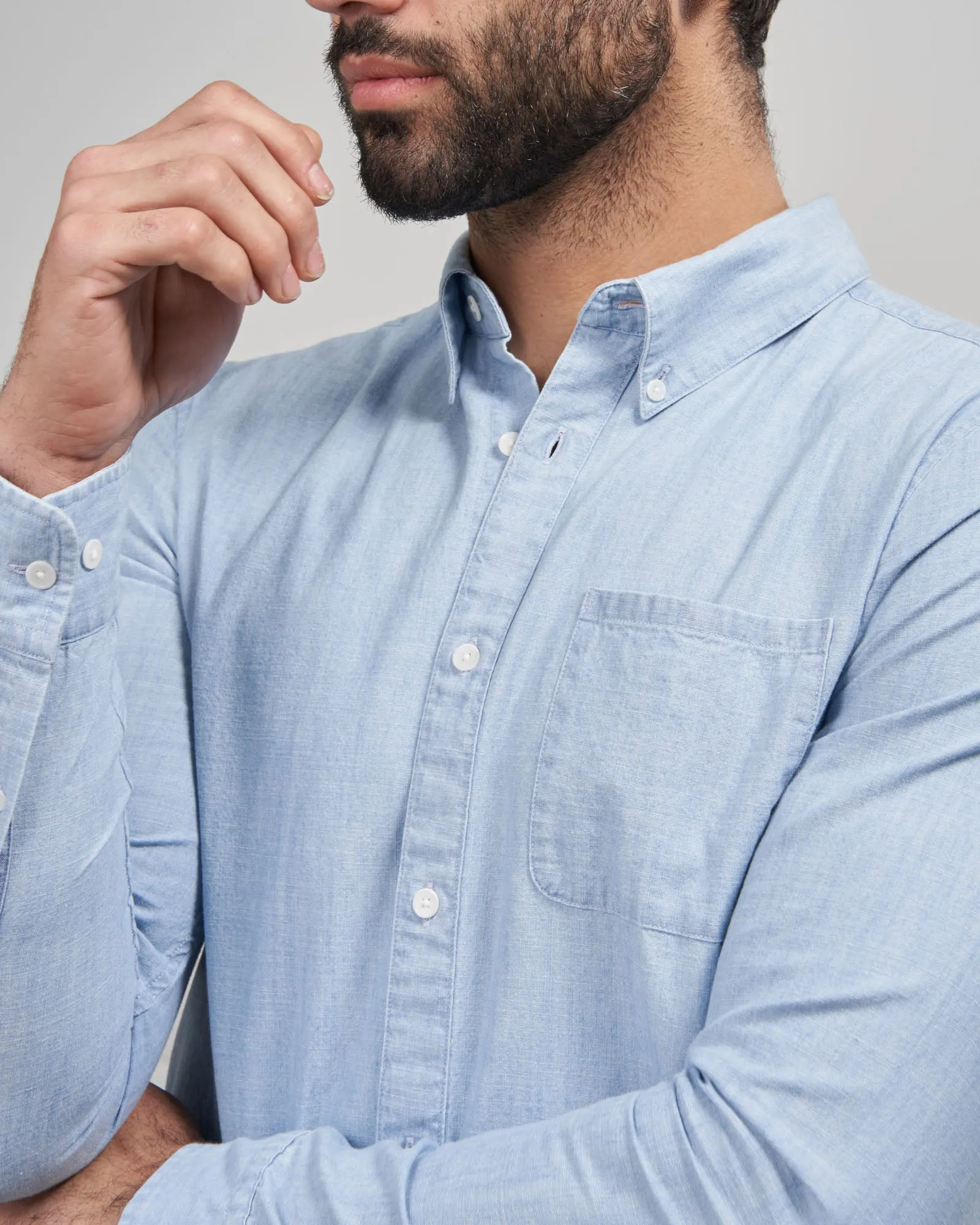 Chambray Button Down