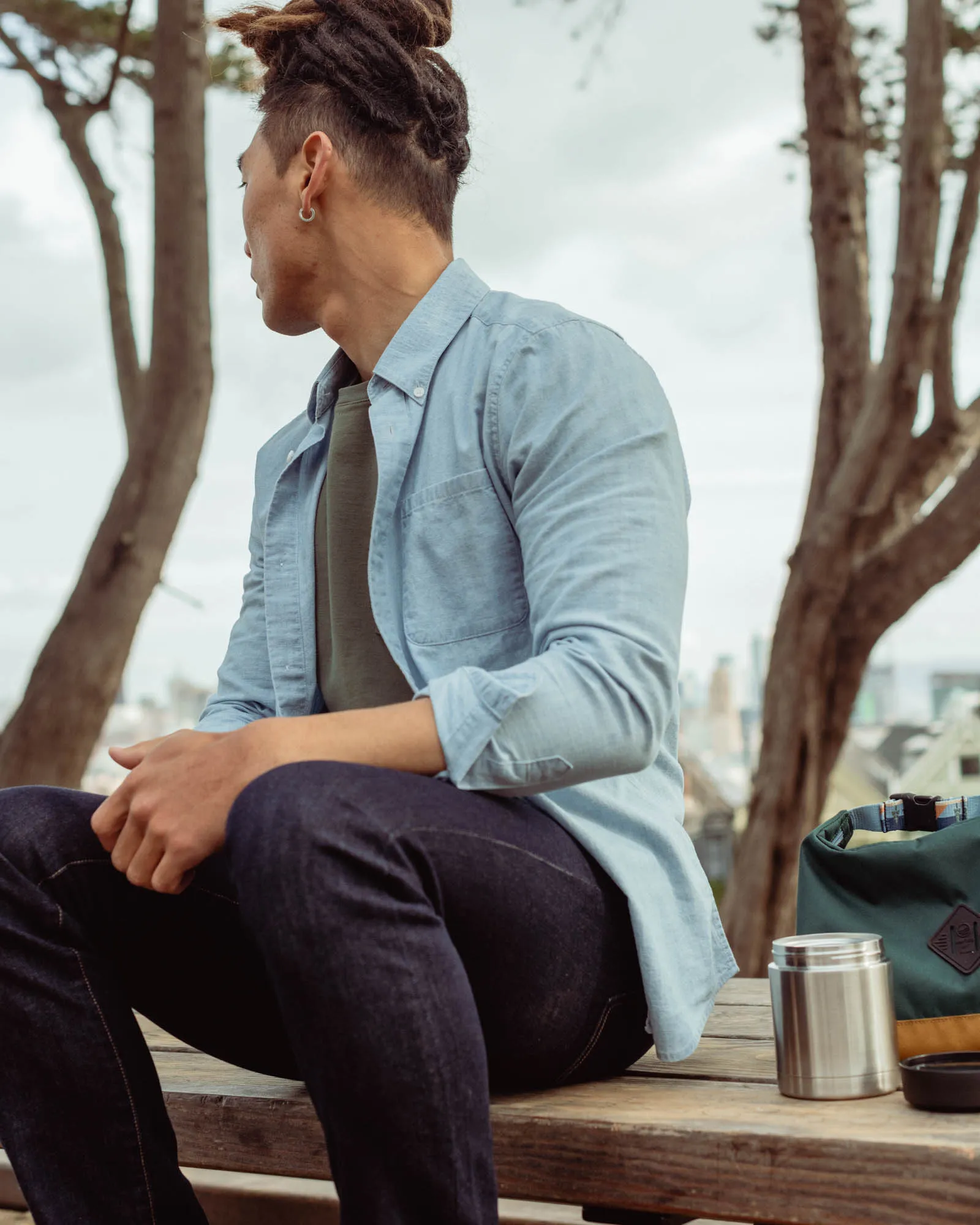 Chambray Button Down