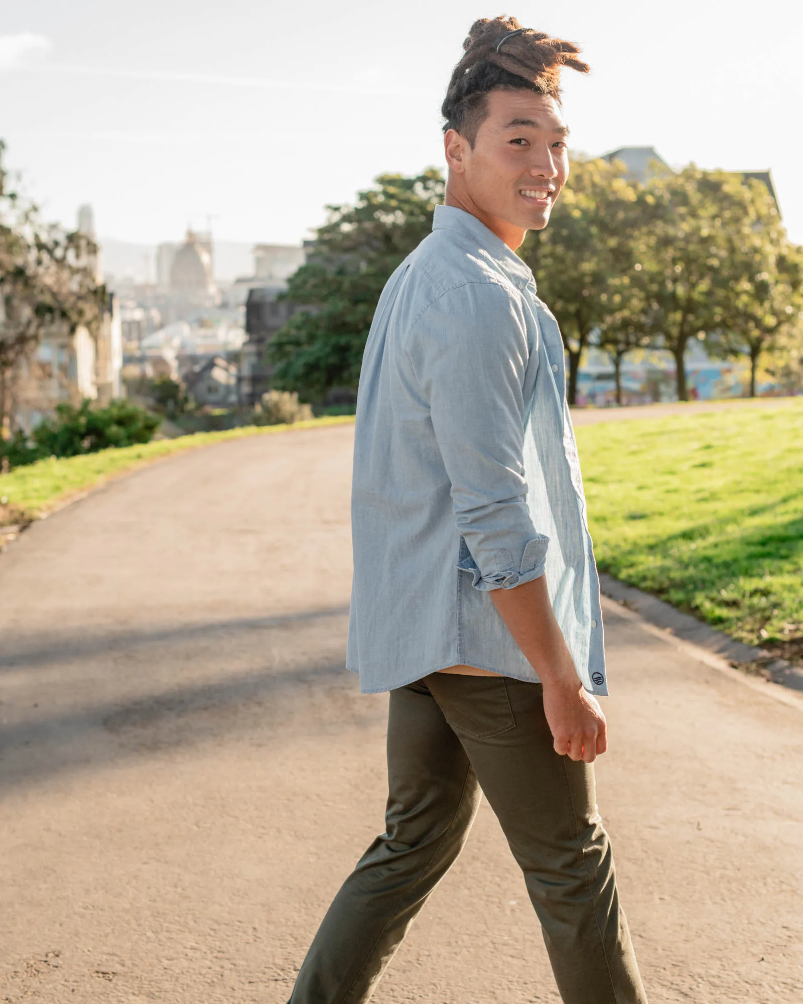 Chambray Button Down