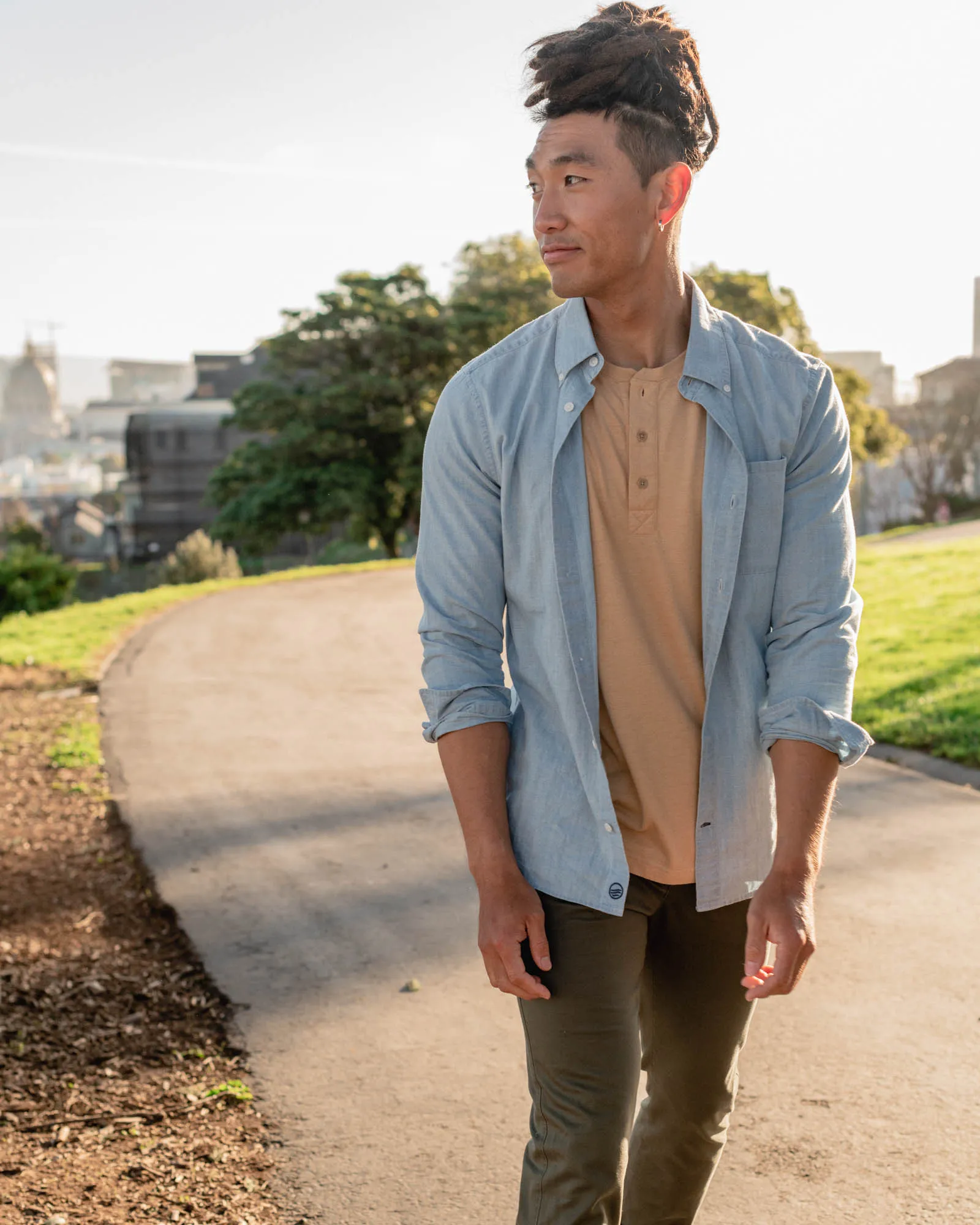 Chambray Button Down