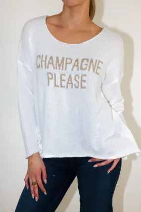 Champagne Please Sweater