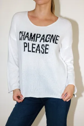 Champagne Please Sweater