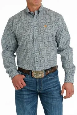 Cinch Men's Geometric Print Shirt