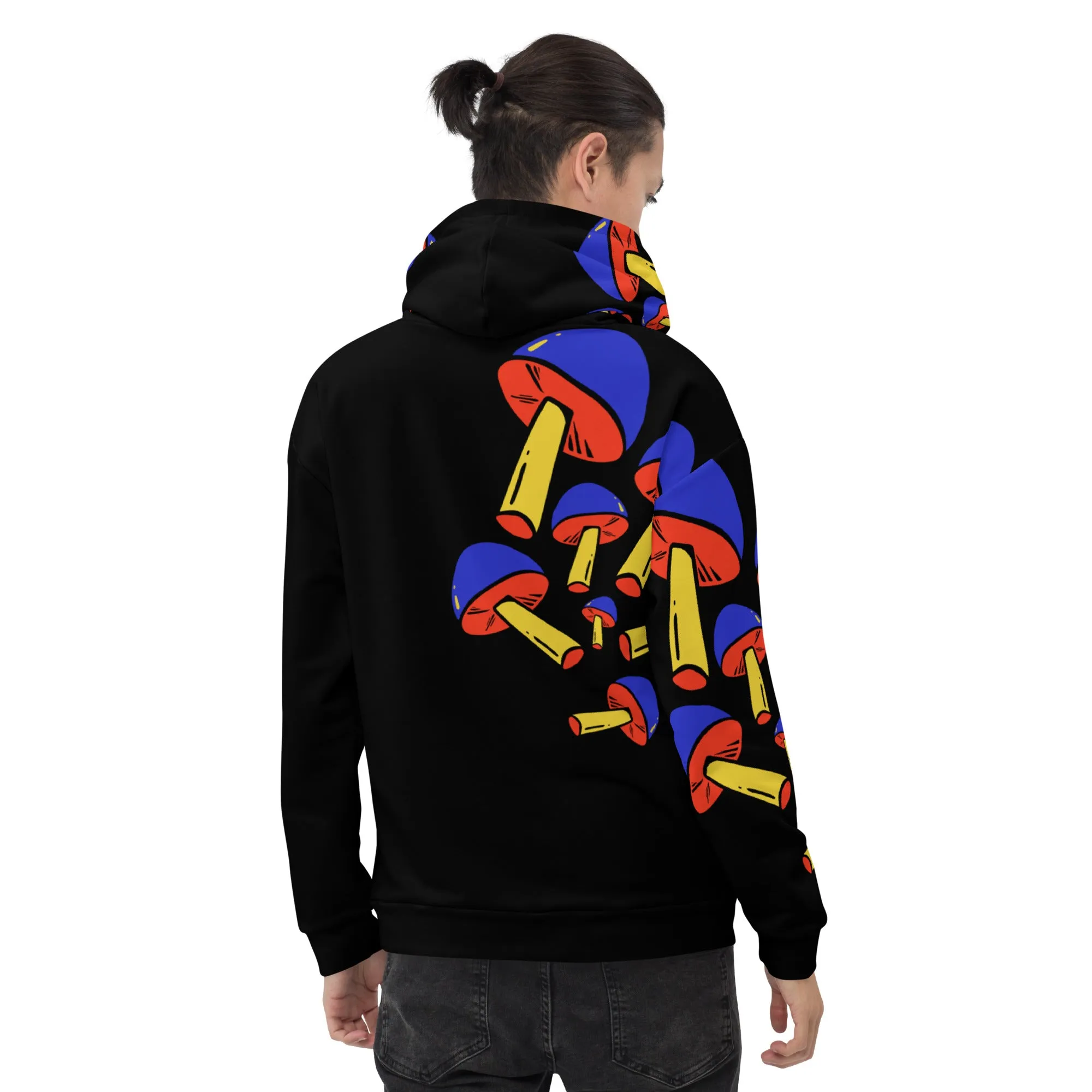 Colorful Mushroom Recycled Hoodie