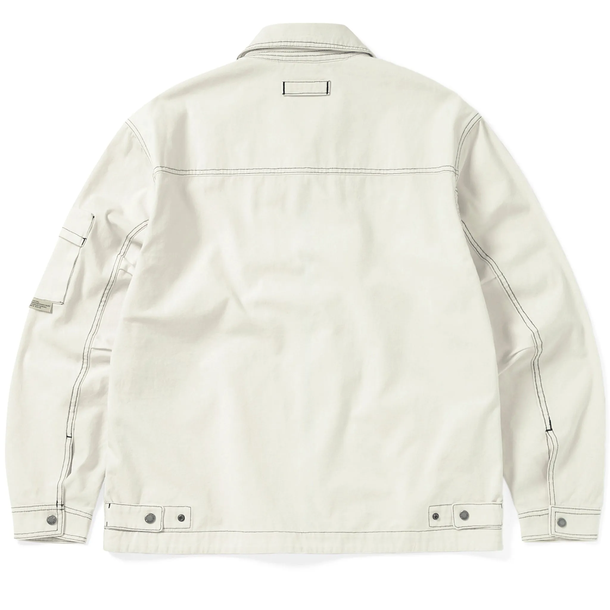 Contrast Stitch Jacket (Ecru)