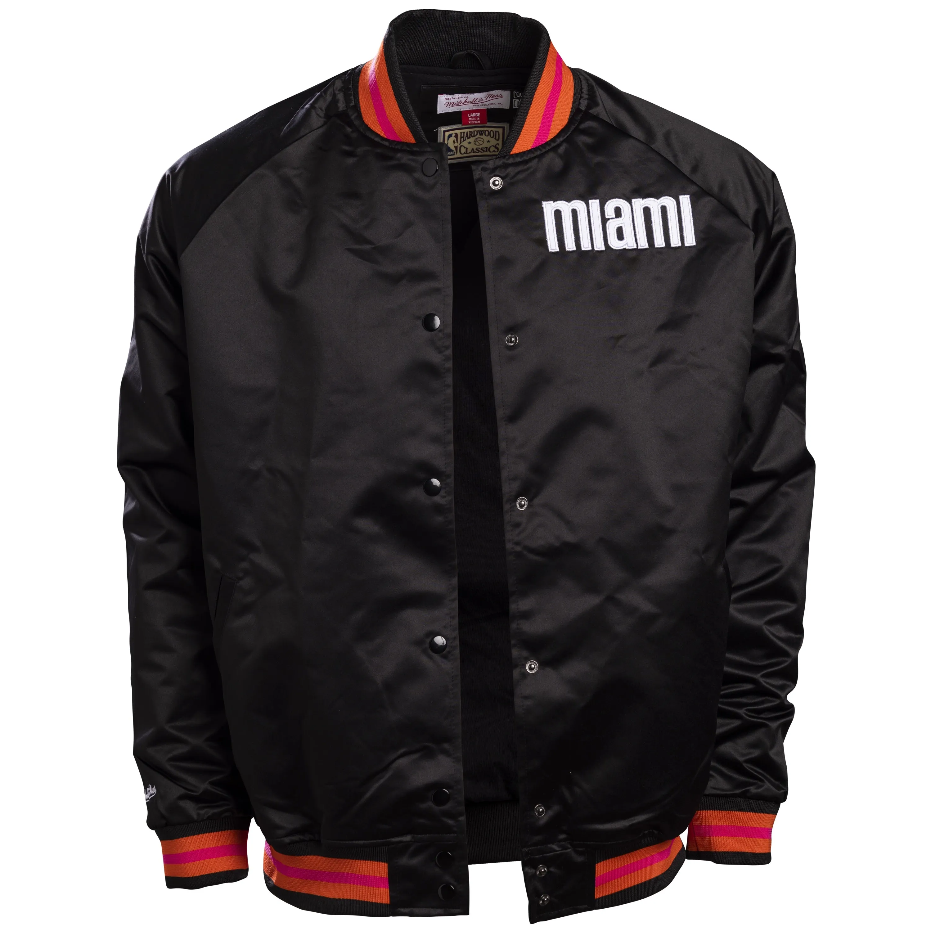 Court Culture X Mitchell and Ness Floridians Black Satin Jacket