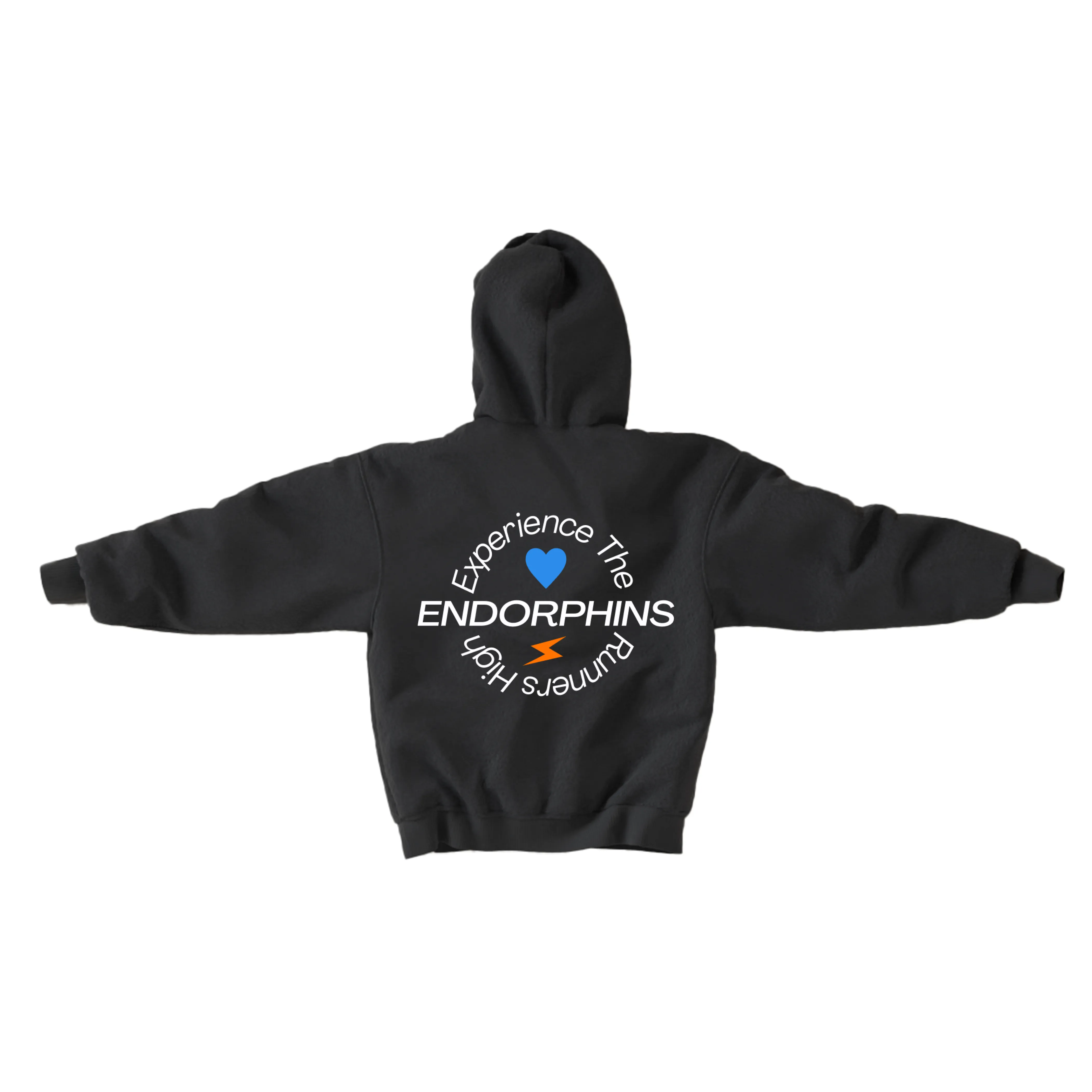 DROP 003 |  "EXPERIENCE THE RUNNERS HIGH" HOODIE | CLASSIC FRONT