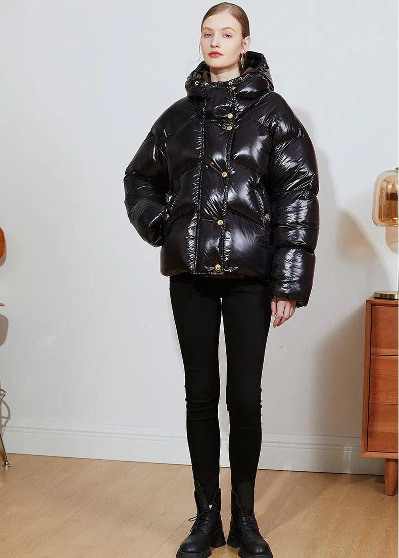 Eileen Hooded Thick Down Puffer Coat