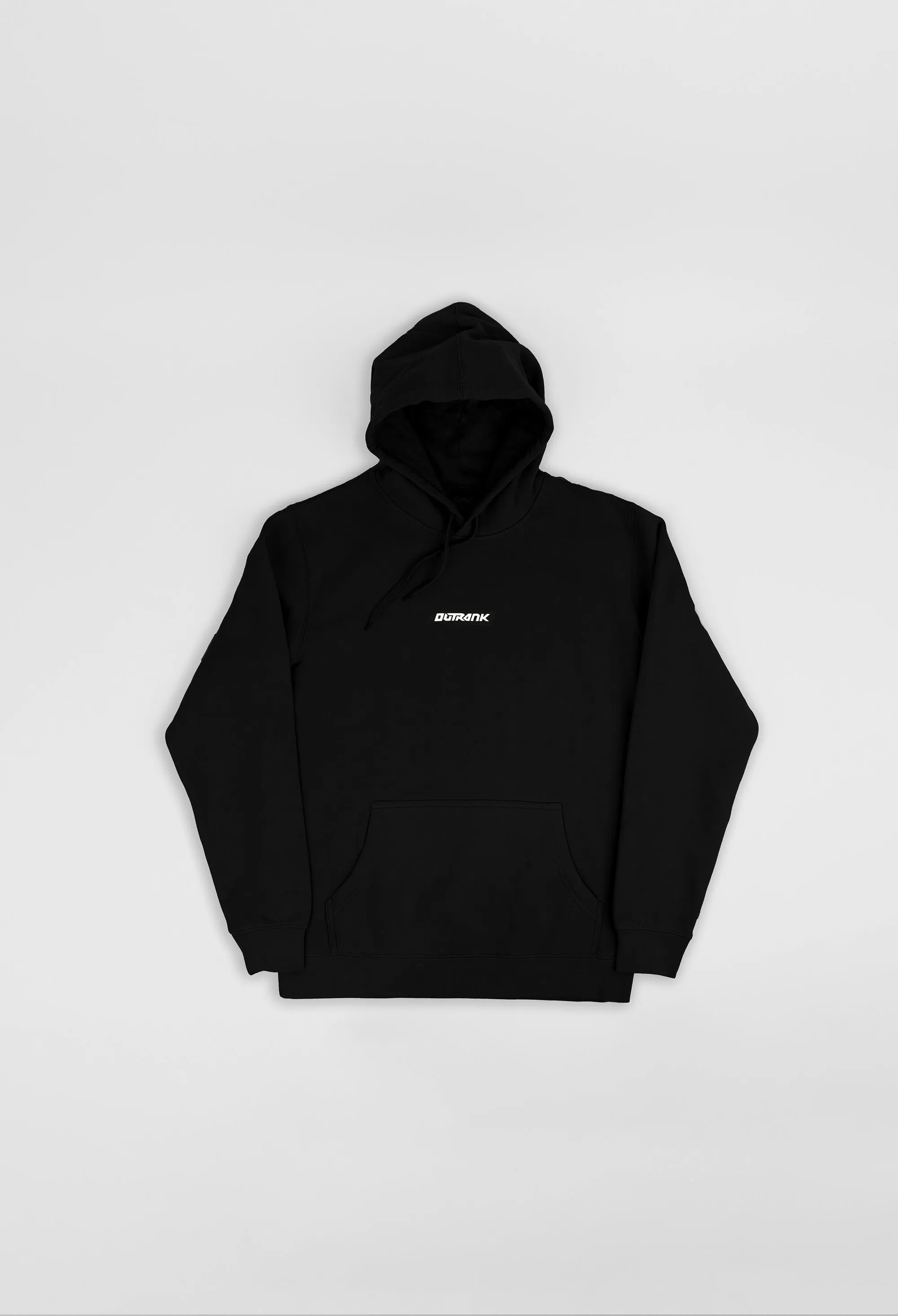 Everyday Flock Print Hoodie- Black