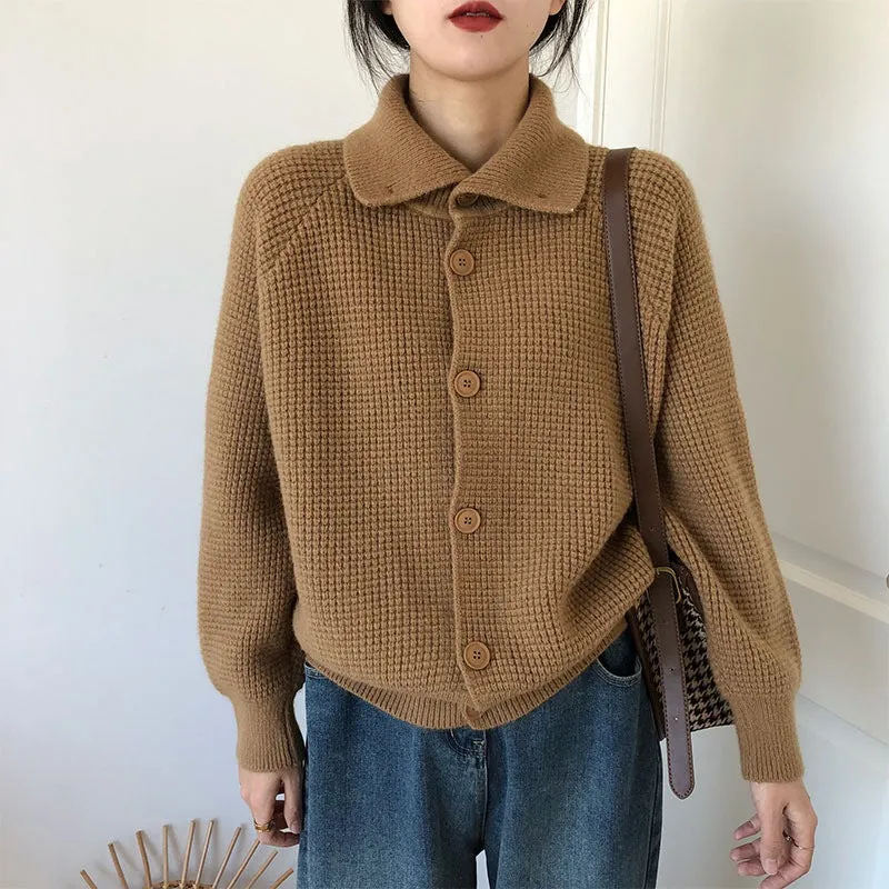 Front Buttons Sweater