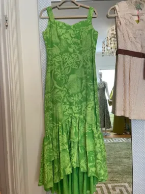 Green Hawaiian Dress by CC Fashions