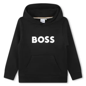 Hugo Boss Boys Black Hoodie_J25Q15-09B