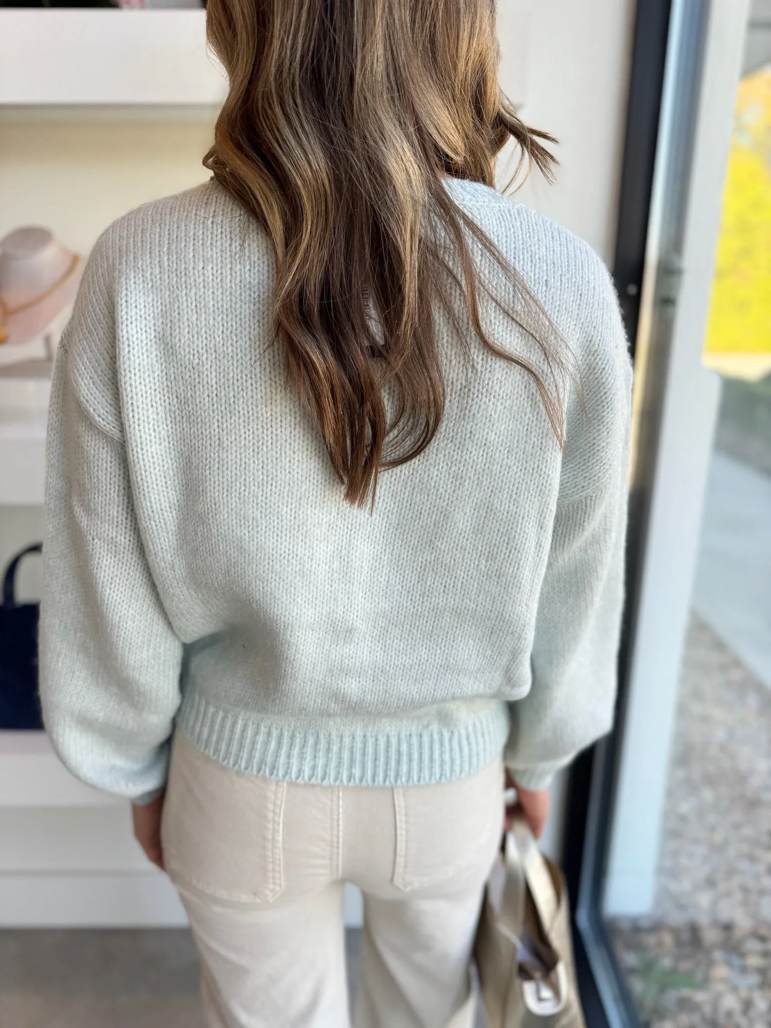 Jade Cream Colette Sweater