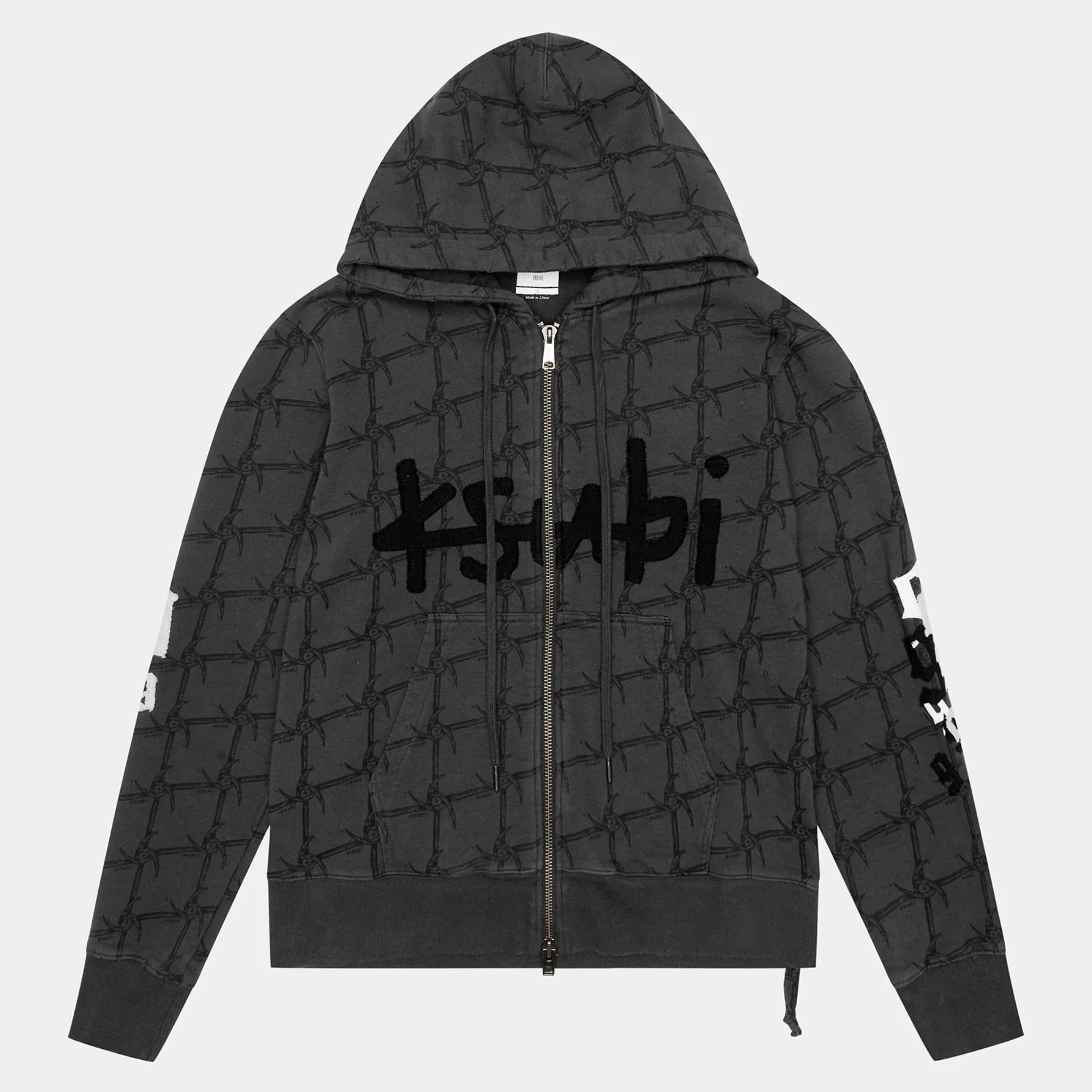 KSUBI 999 ZIP THRU KASH HOODIE