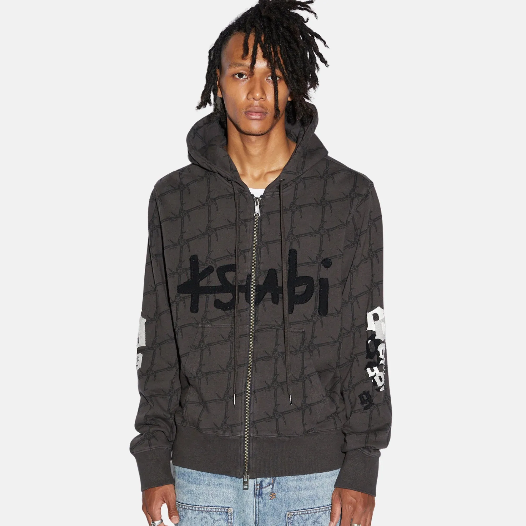 KSUBI 999 ZIP THRU KASH HOODIE