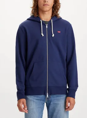 LEVI'S MEN'S NEW ORIGINAL ZIP-UP HOODIE - NAVAL ACADEMY