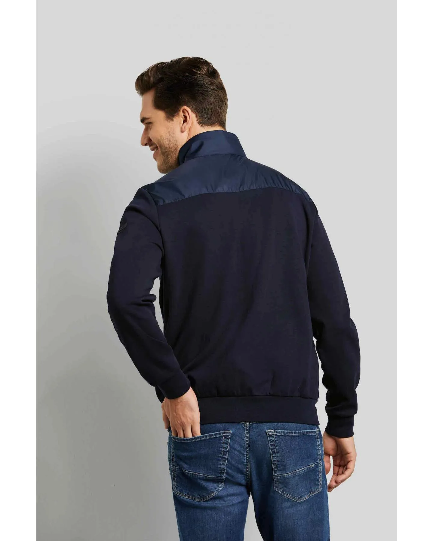 Long Sleeve Full Zip Knit 8750-35150 Navy