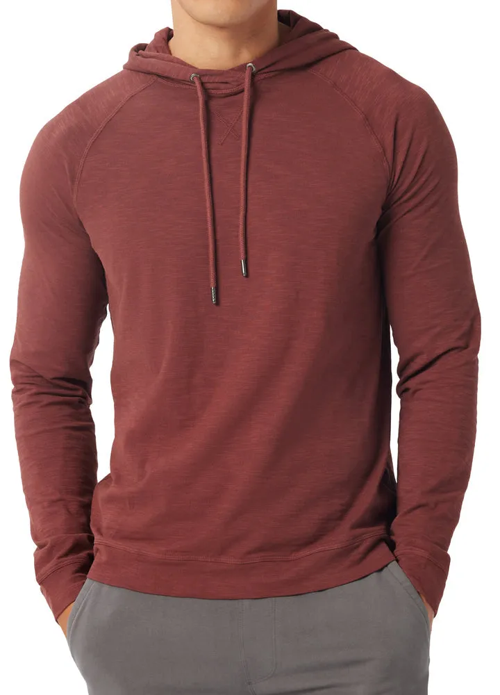 Long Sleeve Hoodie in Slub Cotton G3171