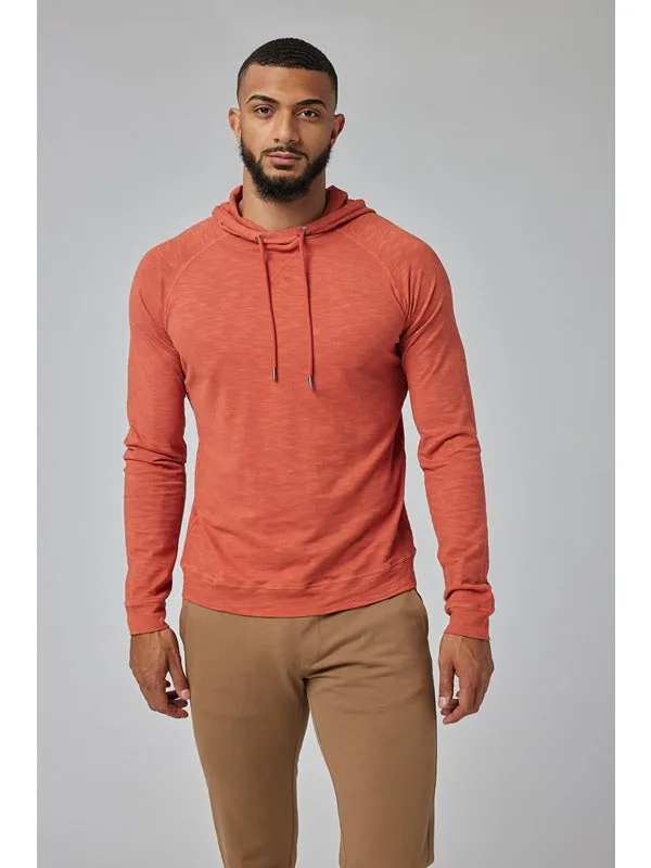 Long Sleeve Hoodie in Slub Cotton G3171