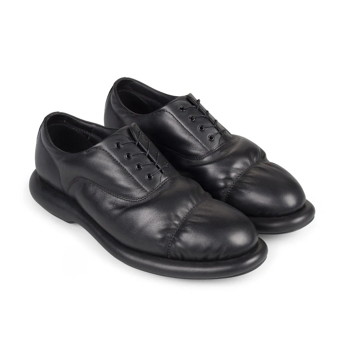   Martine Rose Oxford 'Black Leather'