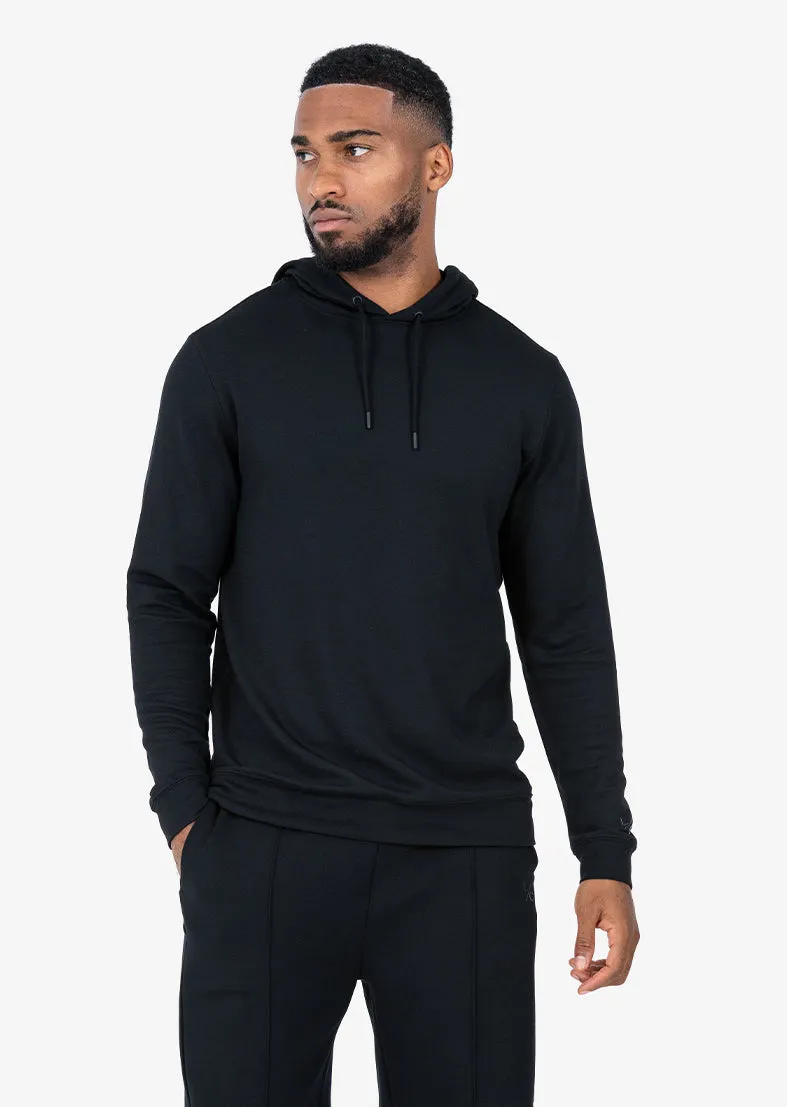 Mens All Around Lounge Hoodie Black