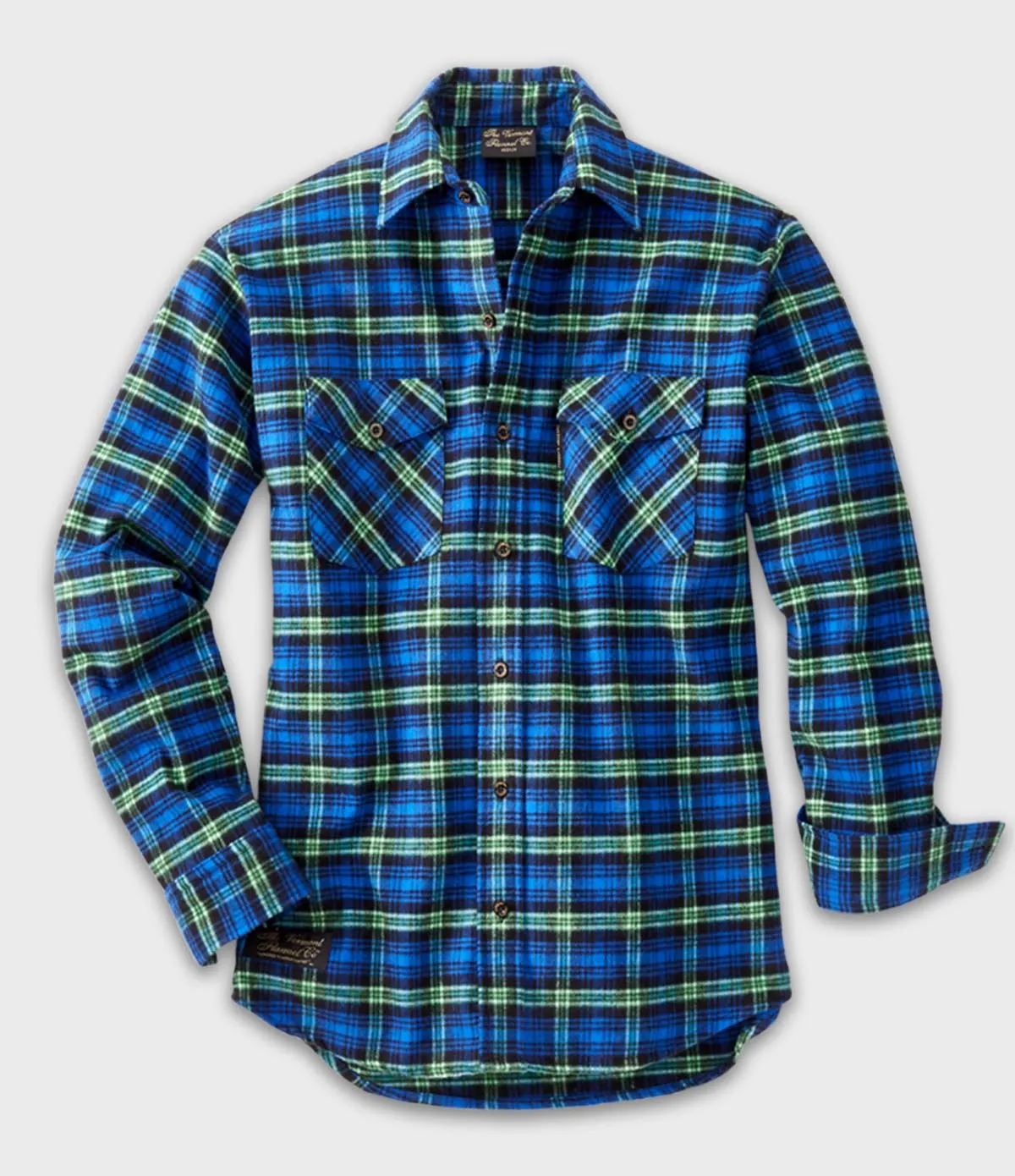 Men's Classic Flannel Shirt - Dark Gray