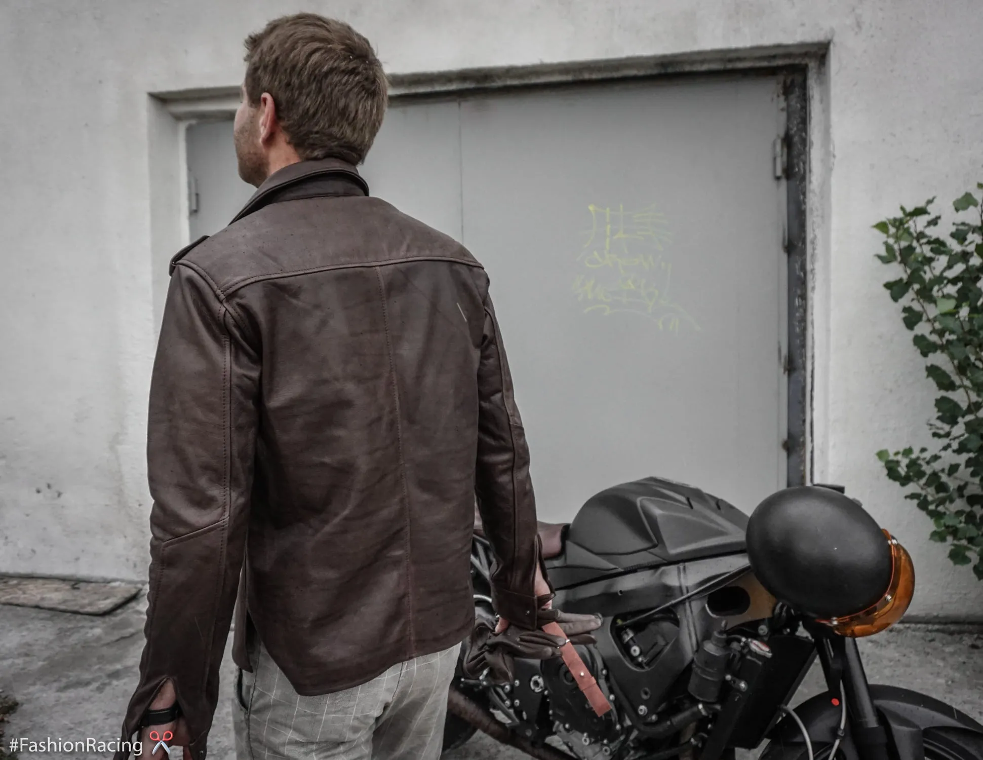 Men's Leather Shirt | Motorcycle Leather Jacket, Cafe-racer