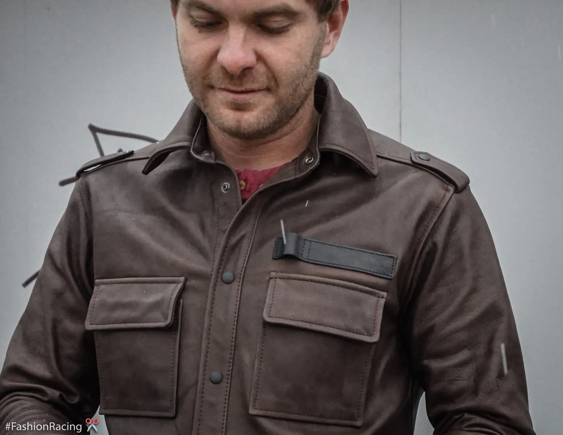 Men's Leather Shirt | Motorcycle Leather Jacket, Cafe-racer