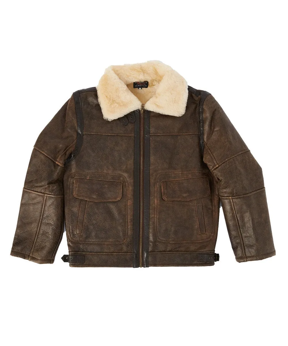 Men's Nappa Bomber Sheepskin Jacket