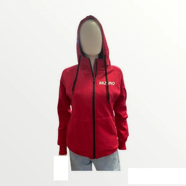 Mizuno Sweat Athetic K2GC1803 women's hoodie 60 red