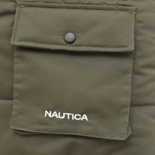 NA - Men 'Olive' Premium Puffer Gilet NA627