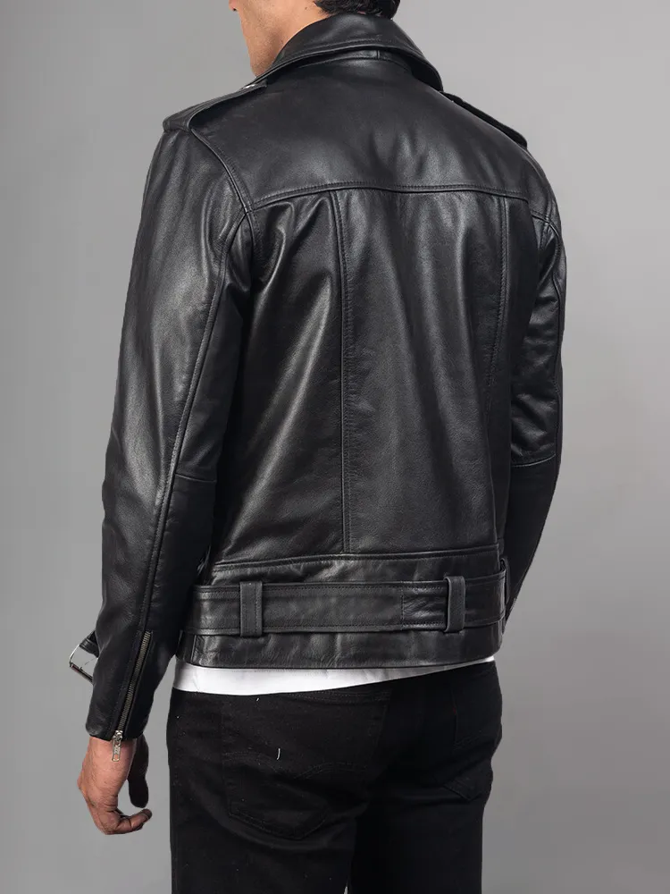 Negan The Walking Dead Black Leather Jacket