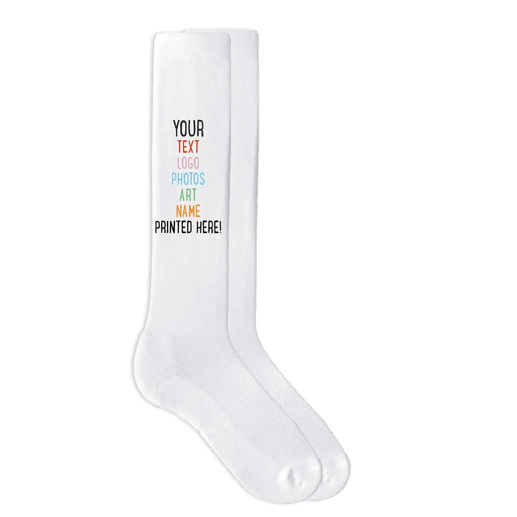 ON SALE - SAVE 30% on Custom Printed Sport Knee High