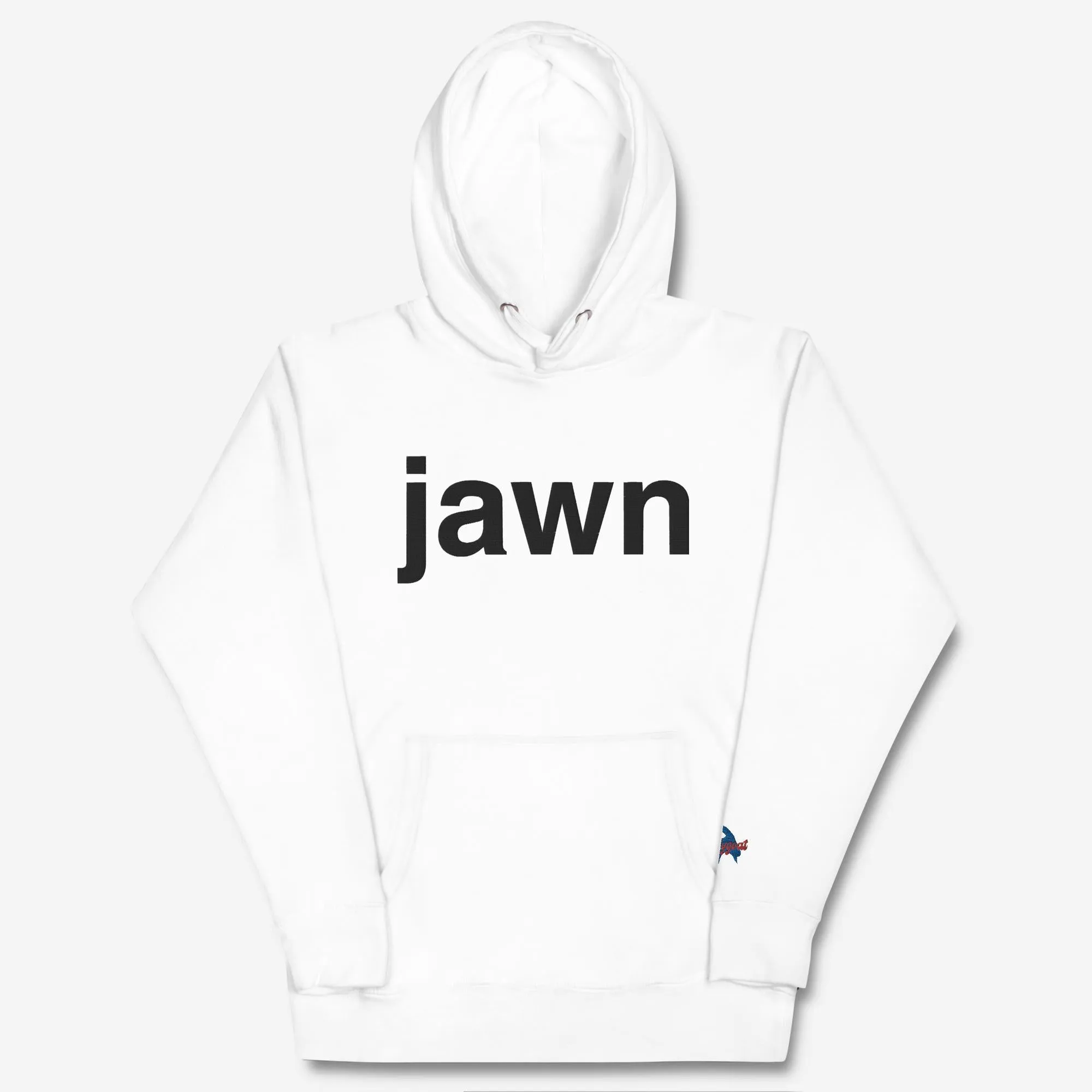 "Helvetica Jawn" Embroidered Hoodie