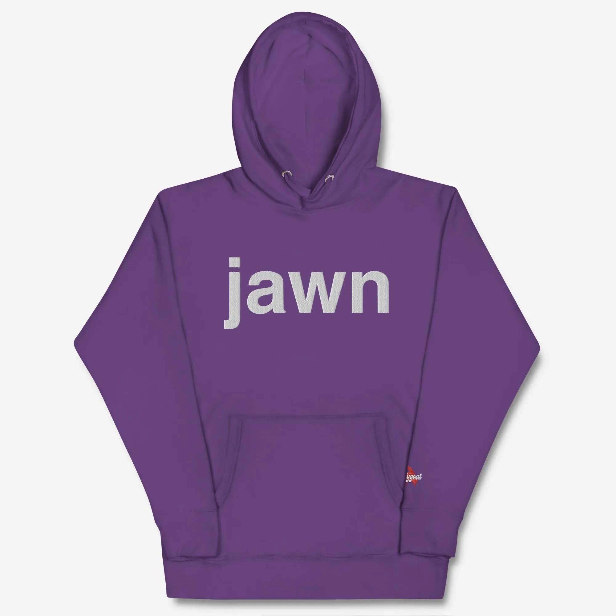 "Helvetica Jawn" Embroidered Hoodie