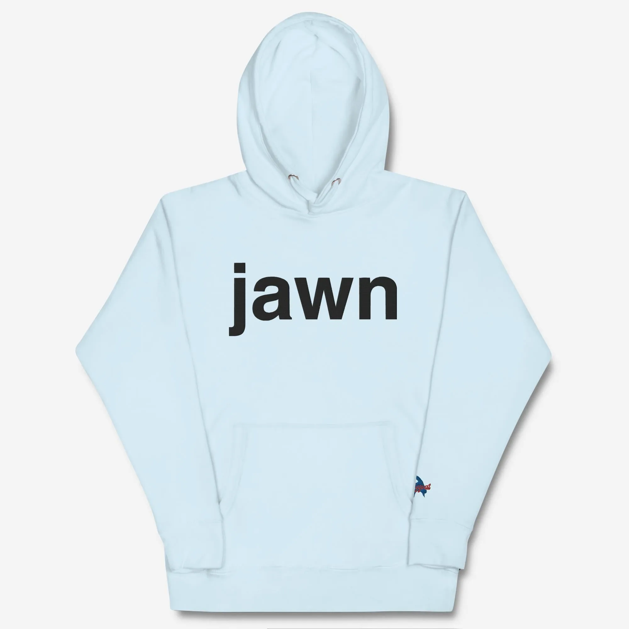 "Helvetica Jawn" Embroidered Hoodie