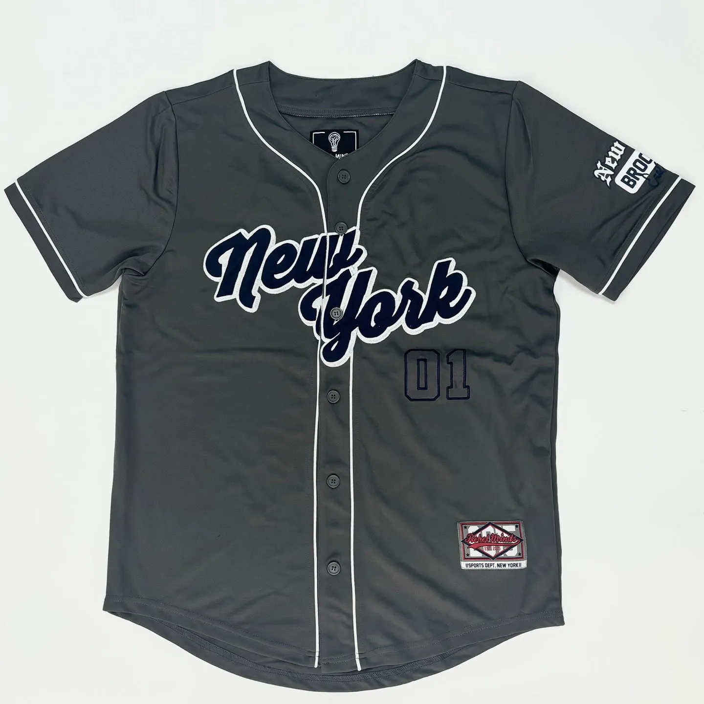 REBEL MINDS New York 01 Graphic Baseball Jersey Shirts