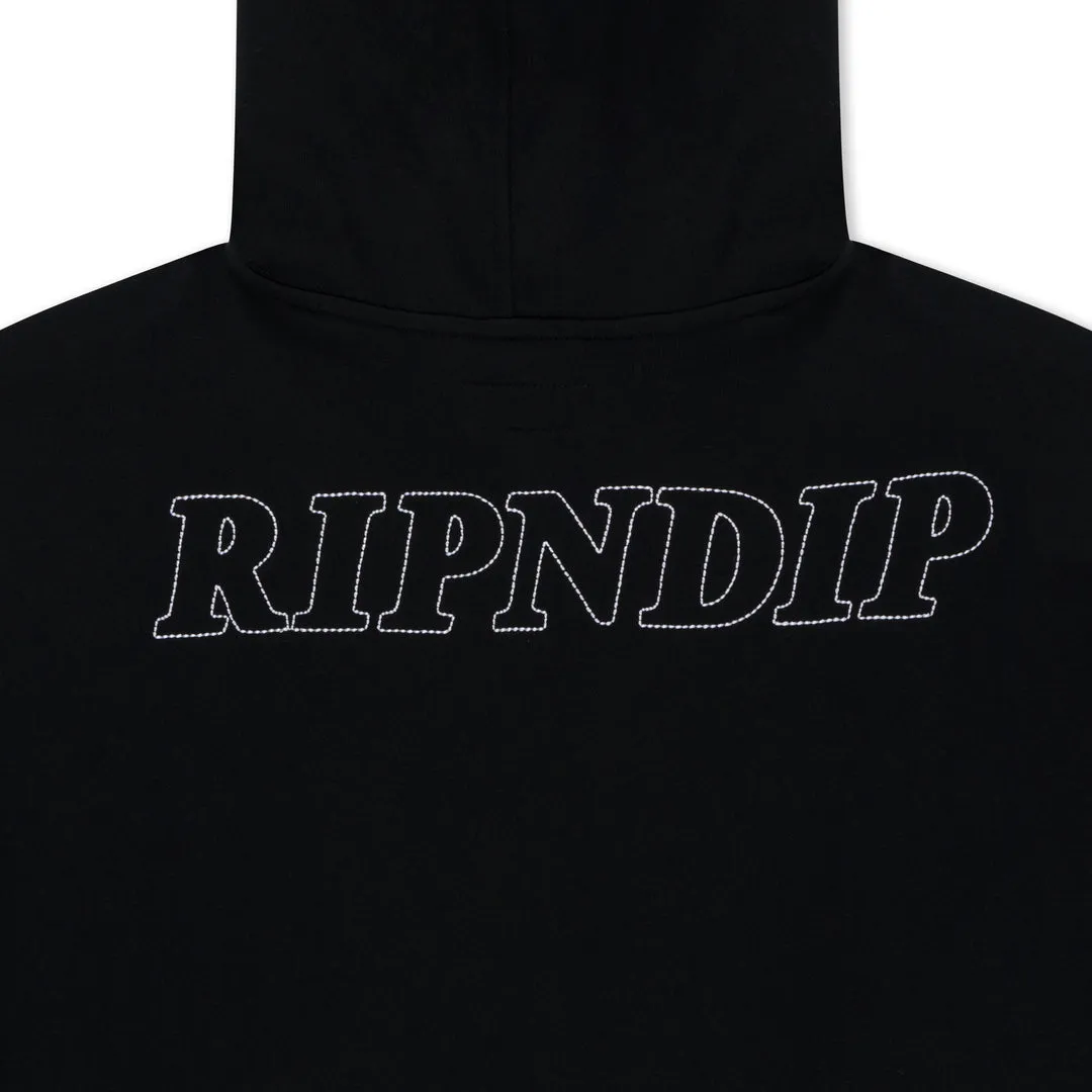 RIPNDIP FUCKIN FUCK BALACLAVA HOODIE-BLACK