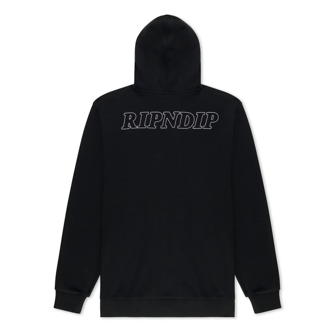 RIPNDIP FUCKIN FUCK BALACLAVA HOODIE-BLACK